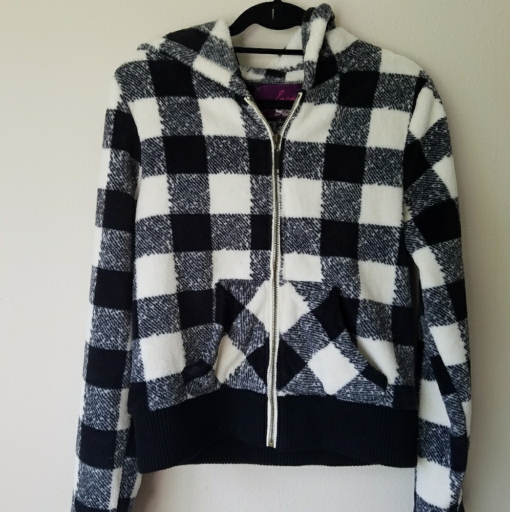 Cozy Black/White Bomber Jacker